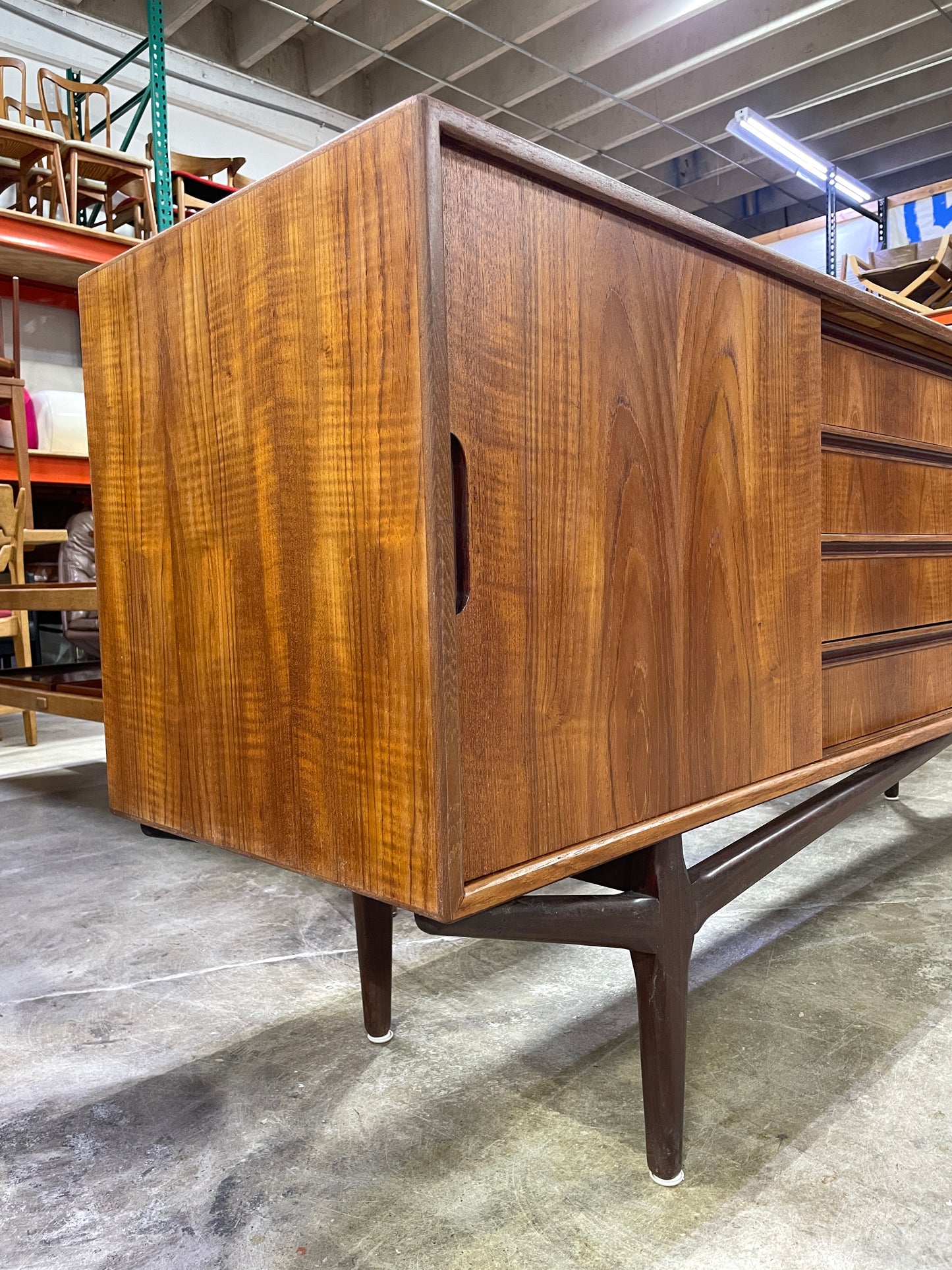 Danish Modern Console or Credenza