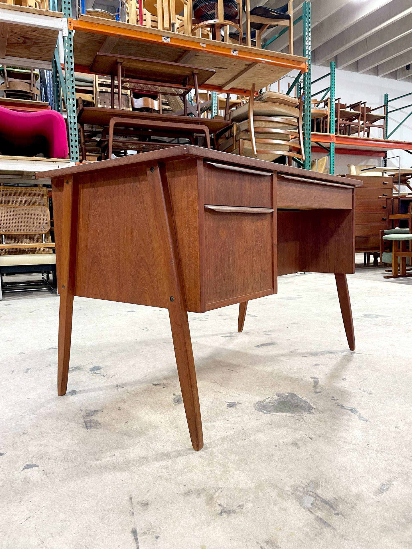 Danish Modern Vanity or Desk