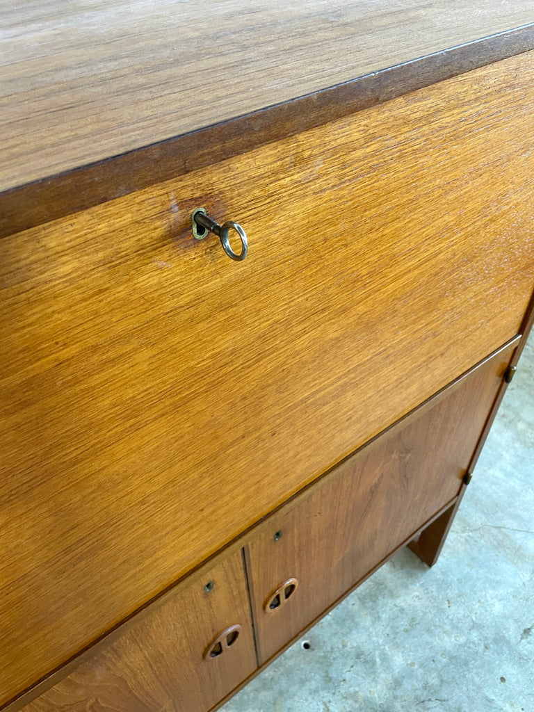 Danish Modern Teak Bar Cabinet by Arne Wahl-Iversen for IKEA