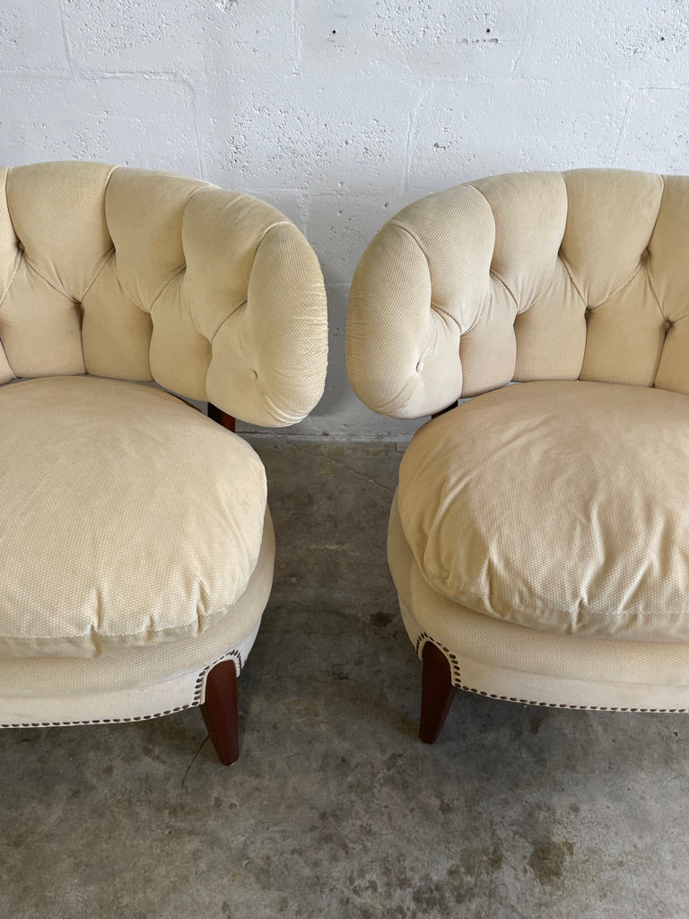 Otto Schulz Scandinavian Modern Lounge Chairs - a pair