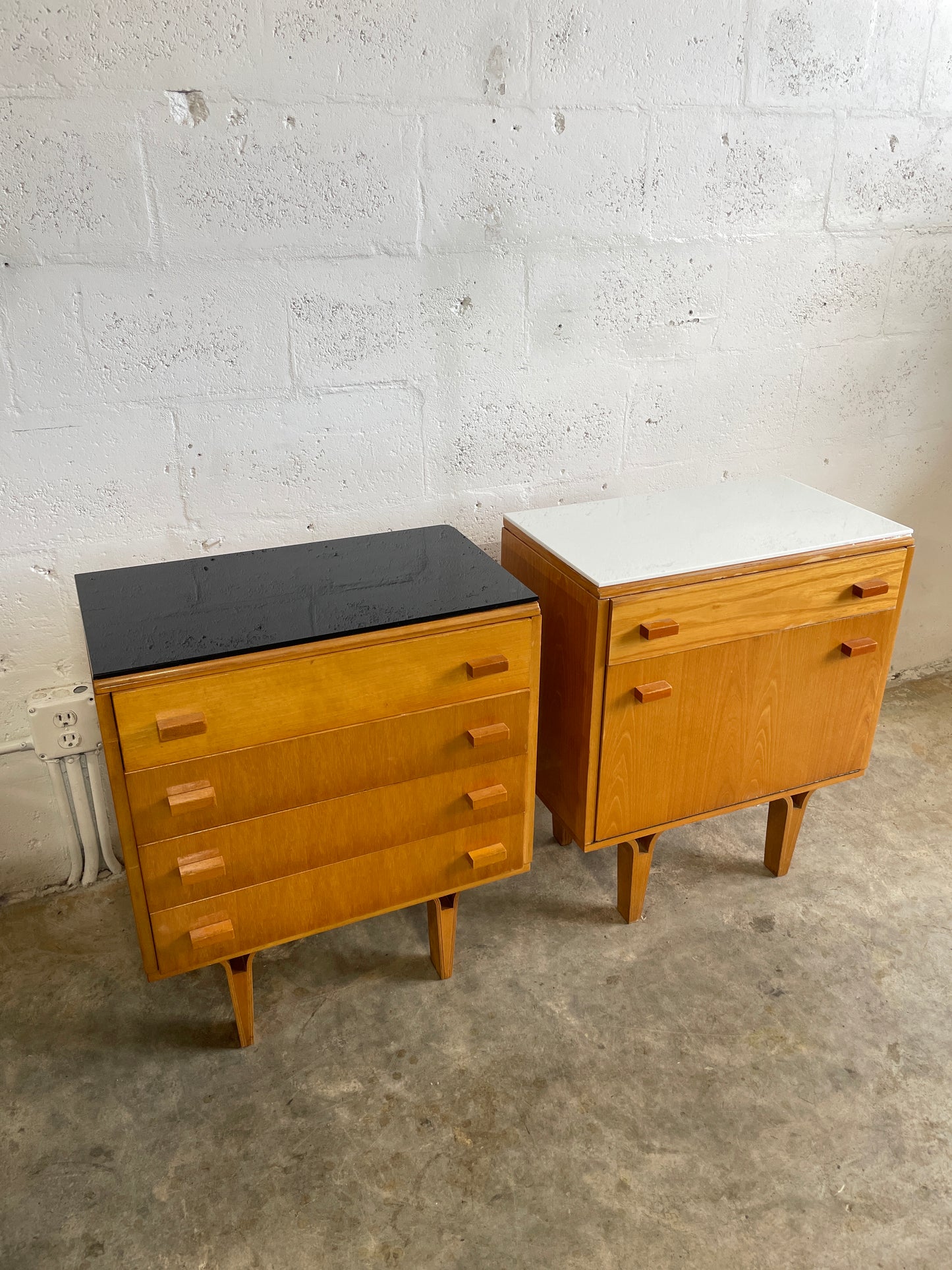 Mid Century Nightsands or End Tables  Frantisek Mezulanik