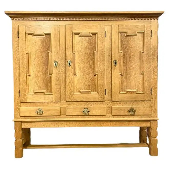 Henning Kjaernulf Oak Tall Cupboard or Sideboard