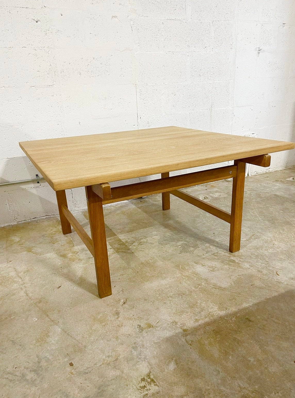 Hans Wegner Oak Coffee Table Danish Modern