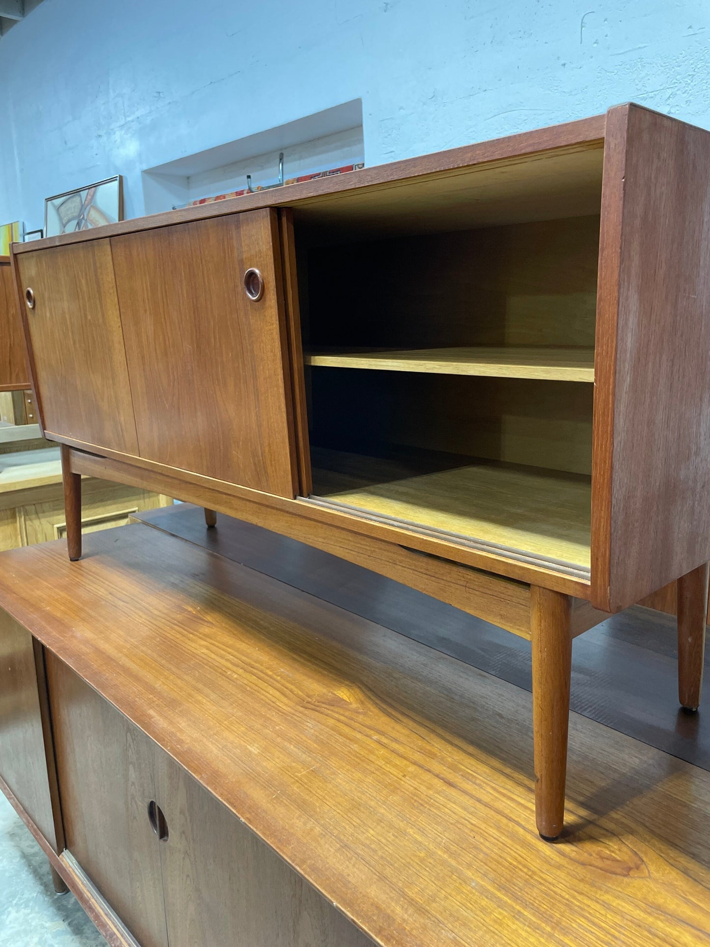 Danish Mid Century Modern Credenza or Console