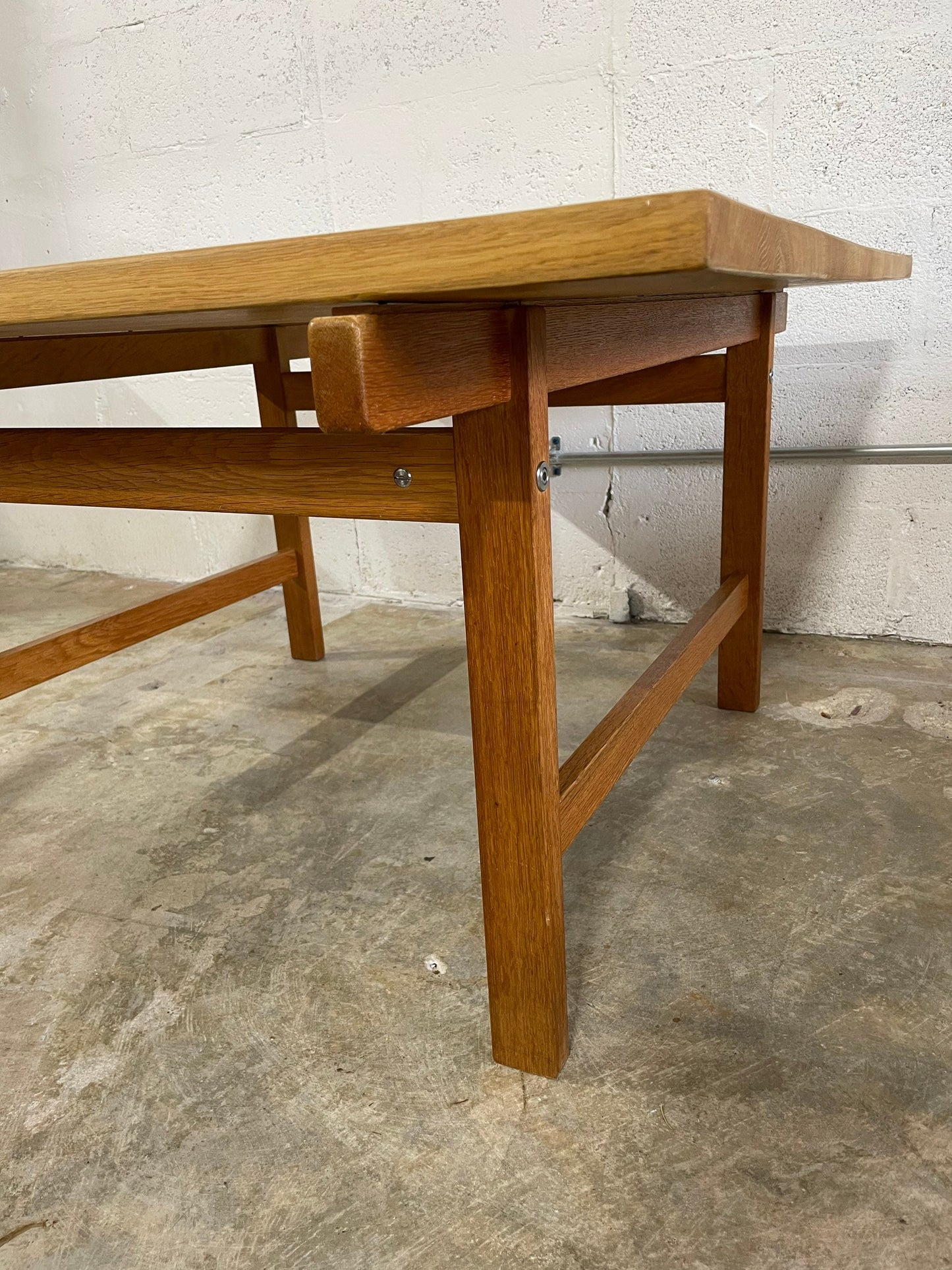 Hans Wegner Oak Coffee Table Danish Modern