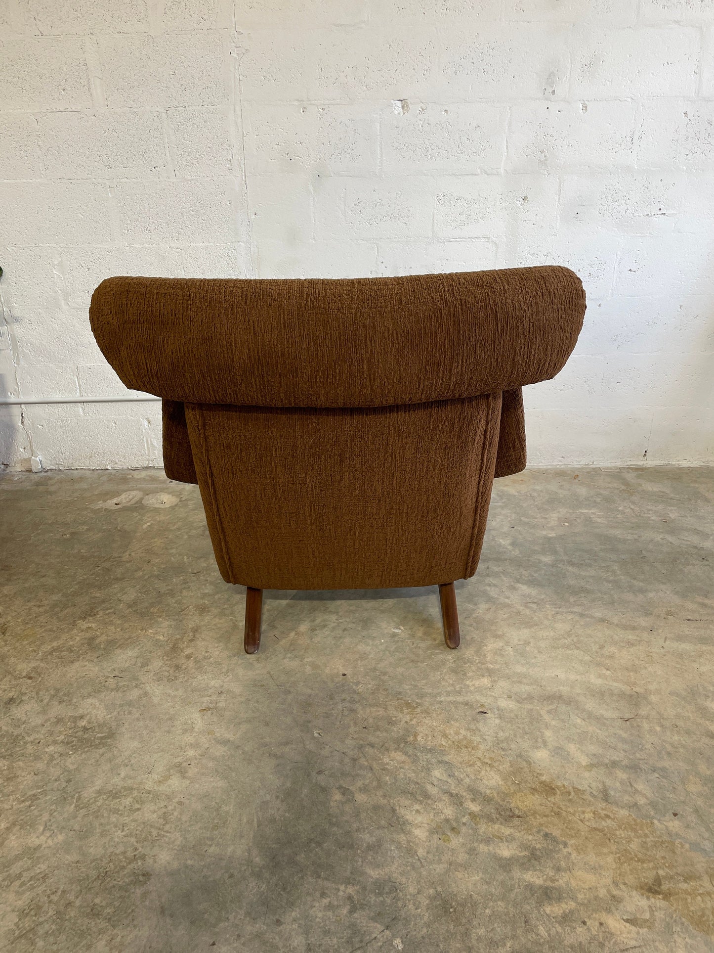 Illum Wikkelso Ox Lounge Highback Chair Danish Mid Century Modern