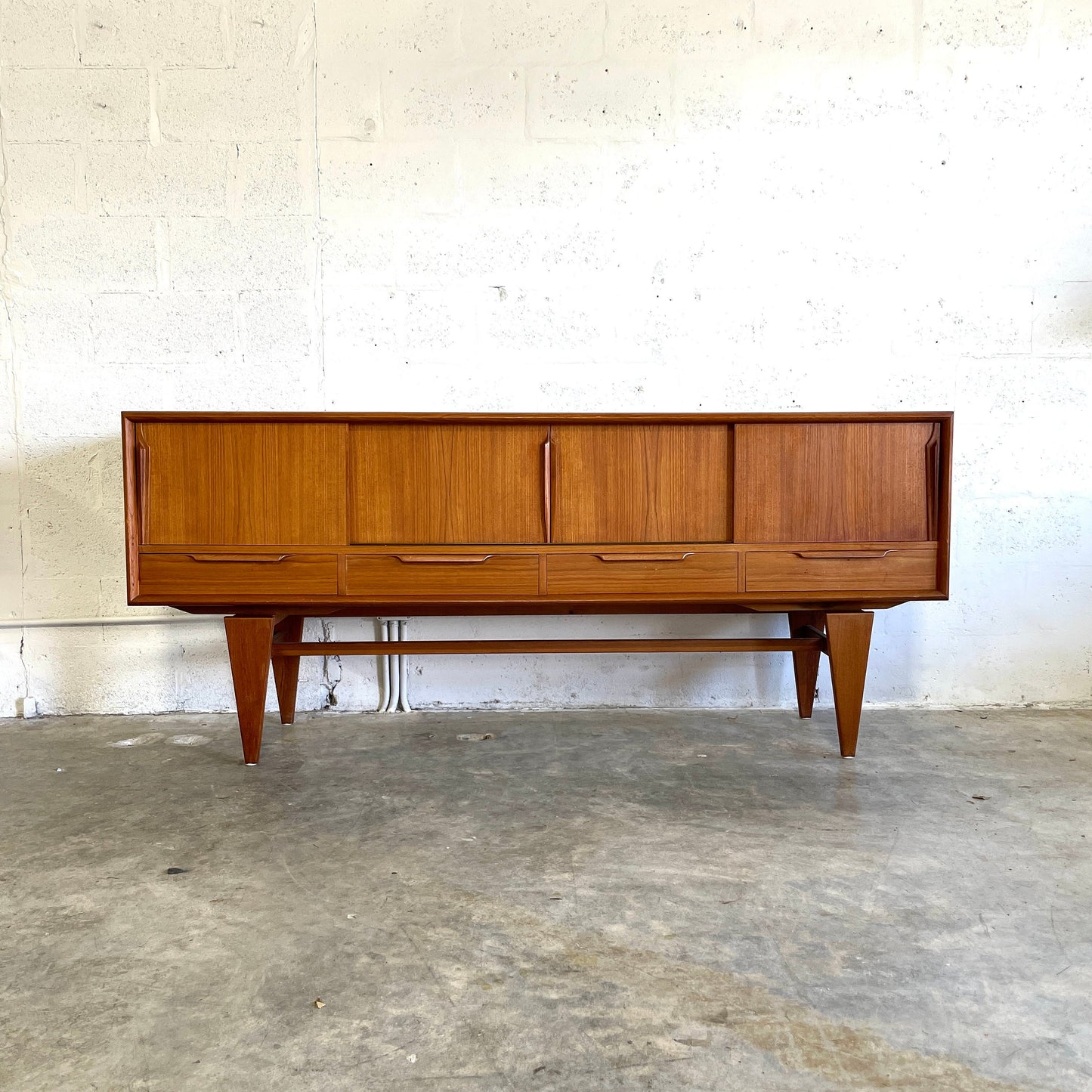 Danish Mid Century Modern Credenza or Console Illum Wikkelso