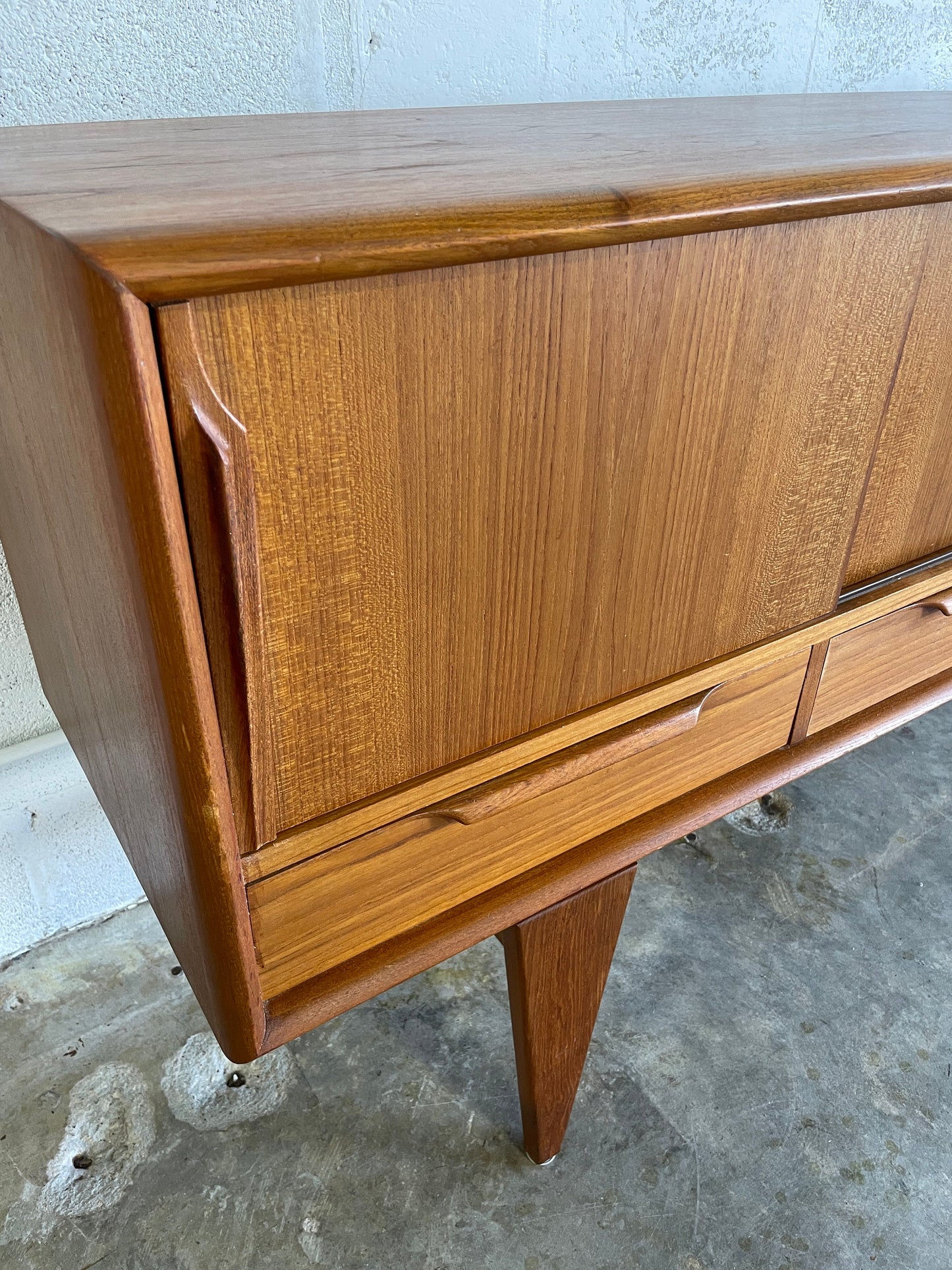 Danish Mid Century Modern Credenza or Console Illum Wikkelso