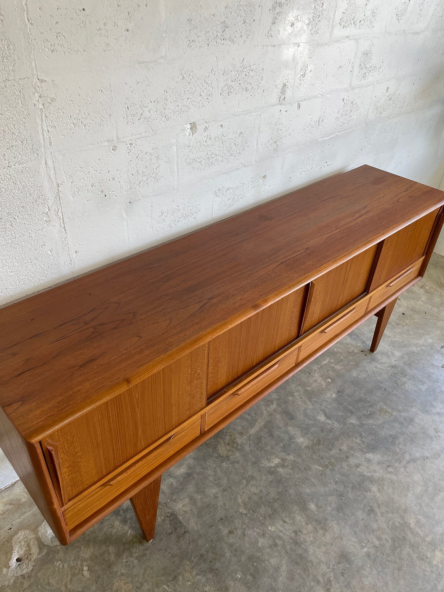 Danish Mid Century Modern Credenza or Console Illum Wikkelso