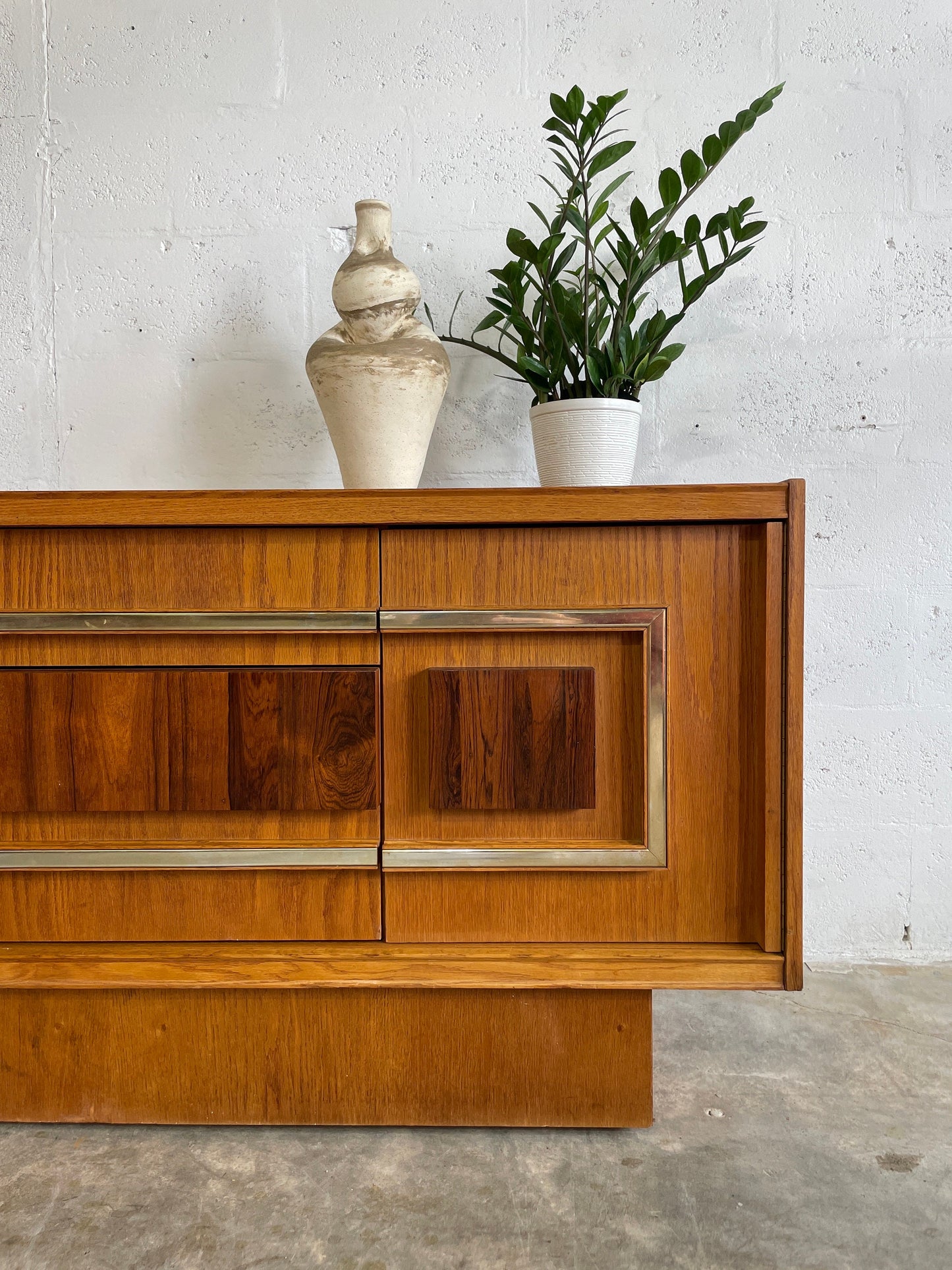 Mid Century Brutalist Credenza or Console - no refunds