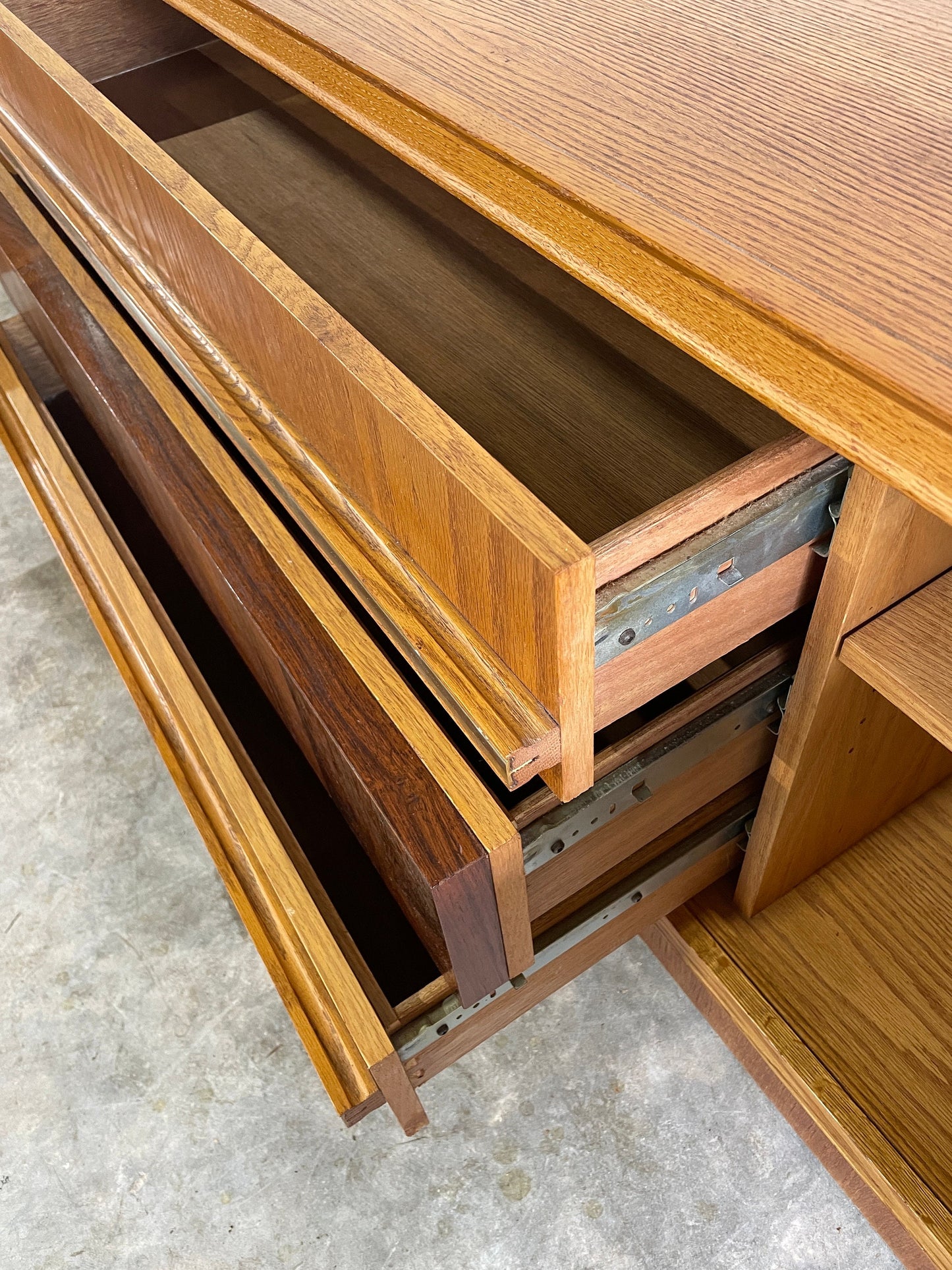 Mid Century Brutalist Credenza or Console - no refunds