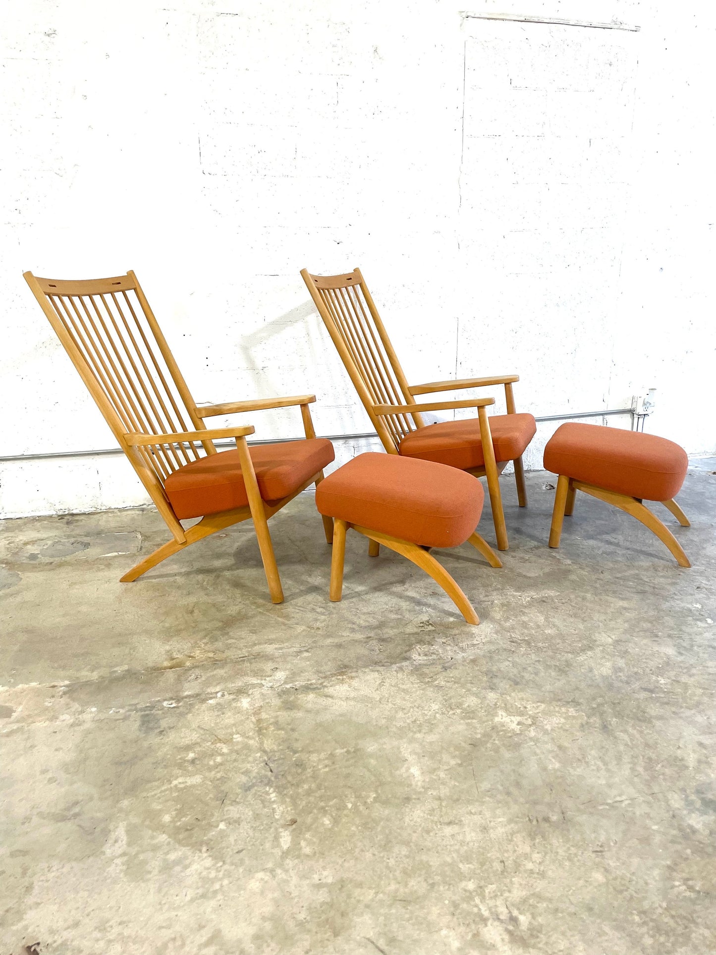 Danish Modern Takashi Okamura and Erik Marquardsen Lounge Chair and Ottoman