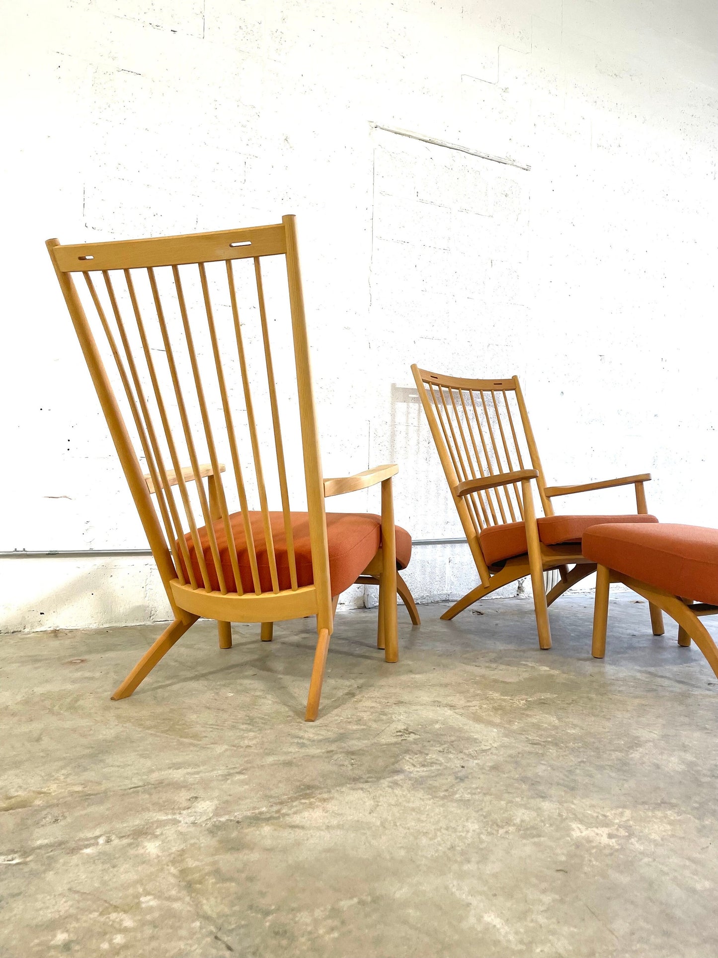 Danish Modern Takashi Okamura and Erik Marquardsen Lounge Chair and Ottoman