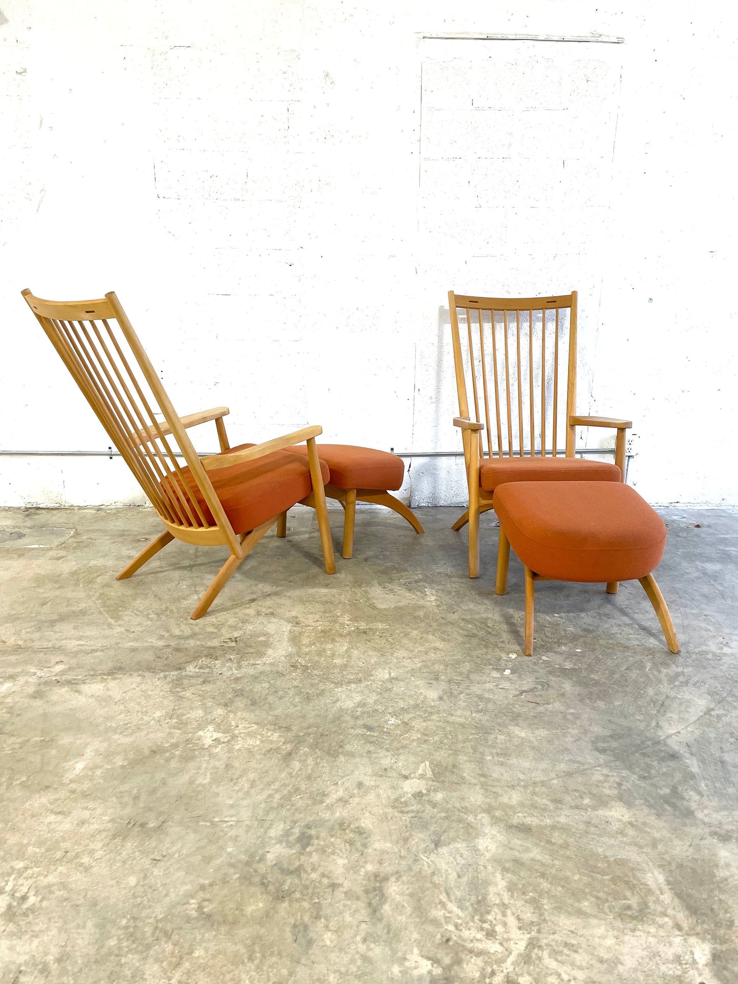 Danish Modern Takashi Okamura and Erik Marquardsen Lounge Chair and Ottoman