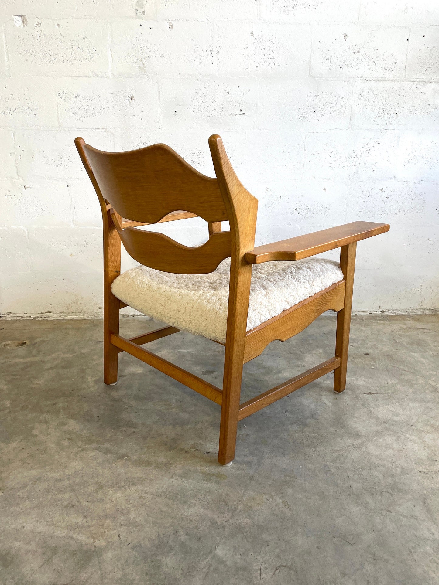 Henning Kjaernulf Razorback Razorblade Lounge Chair Danish Mid Century